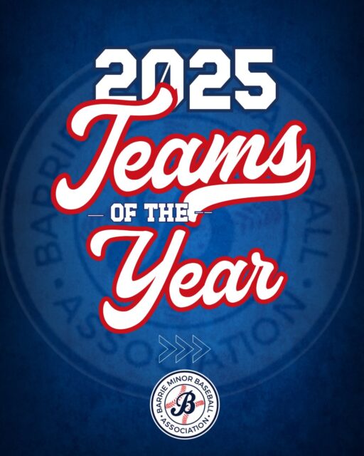 🔹 2025 Teams of the Year 🔹

Congratulations to our Teams of the Year for the 2025 season!

Baycats 11U Select
Baycats 11U AA Rep

We couldn’t be more proud to have you a part of the Barrie Minor Baseball community and cannot wait to see what you bring in our 2026 season!